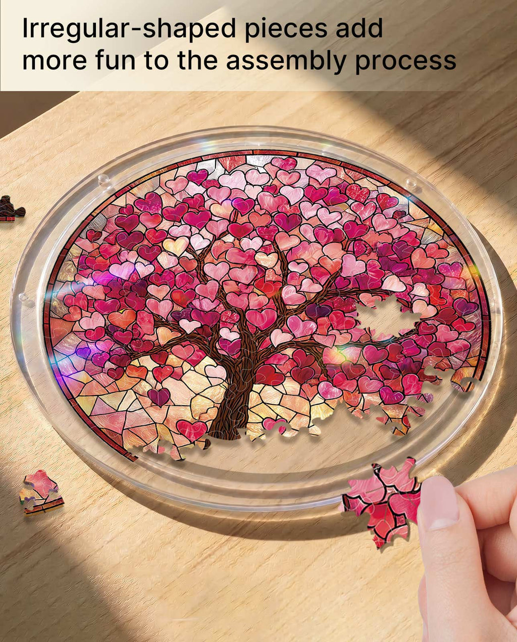 Acrylic Jigsaw Puzzle Suncatcher - Branches of Love