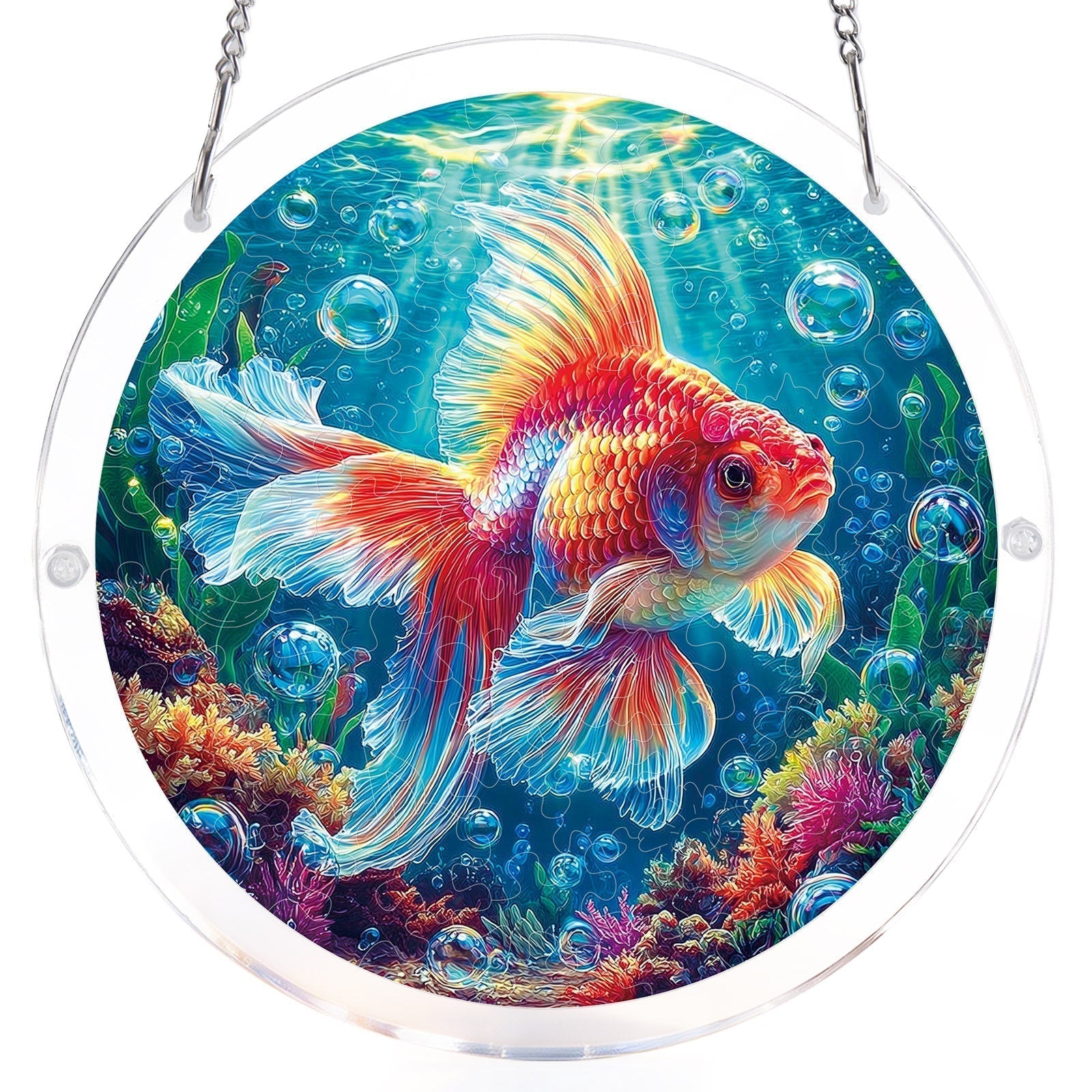 Starflame Goldfish Light Suncatcher-Acrylic Window Art