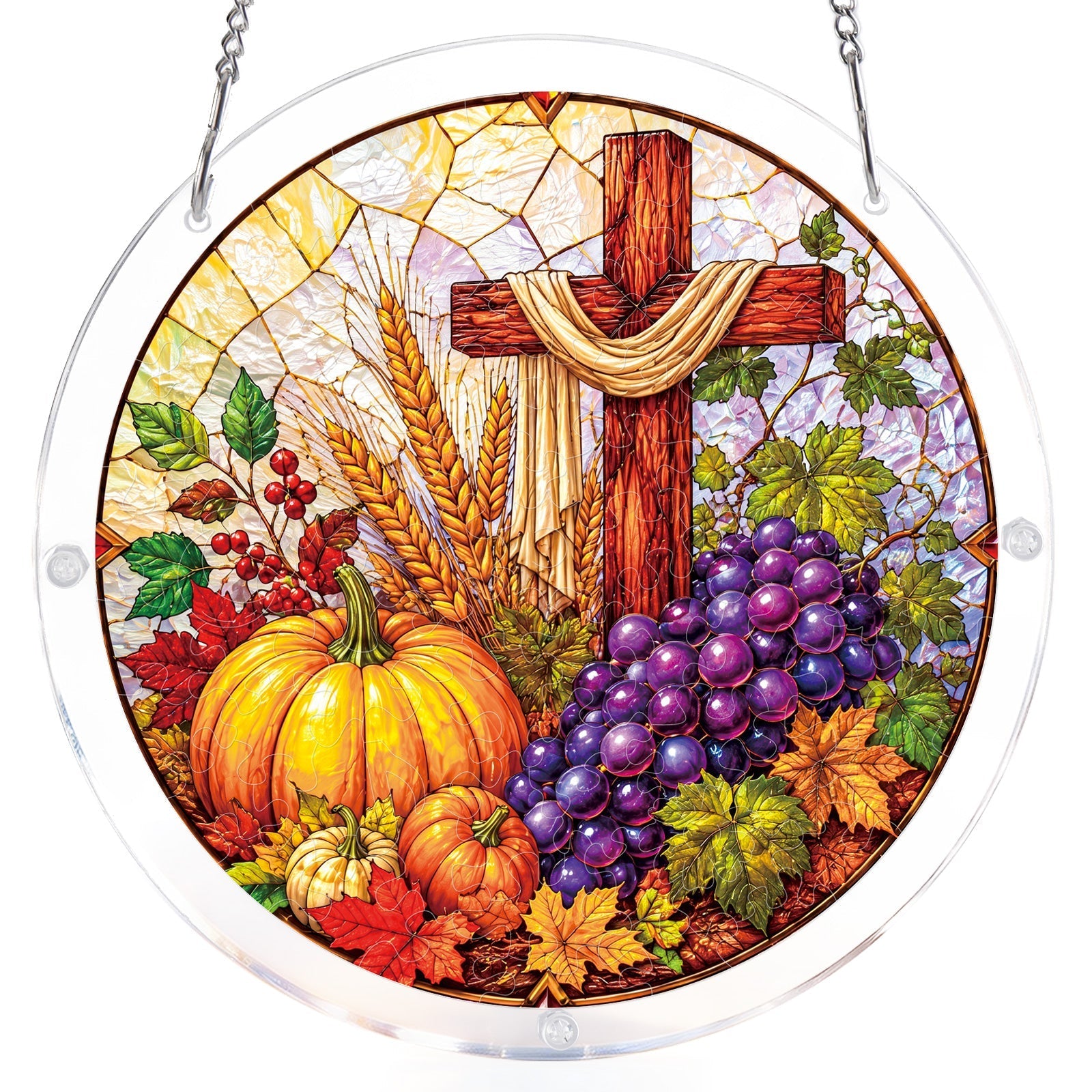 Harvest Blessings Light Suncatcher-Acrylic Window Art