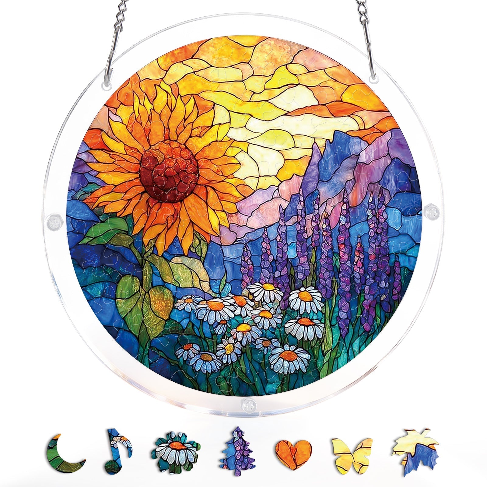 Sunflower Meadow Light Suncatcher-Acrylic Window Art