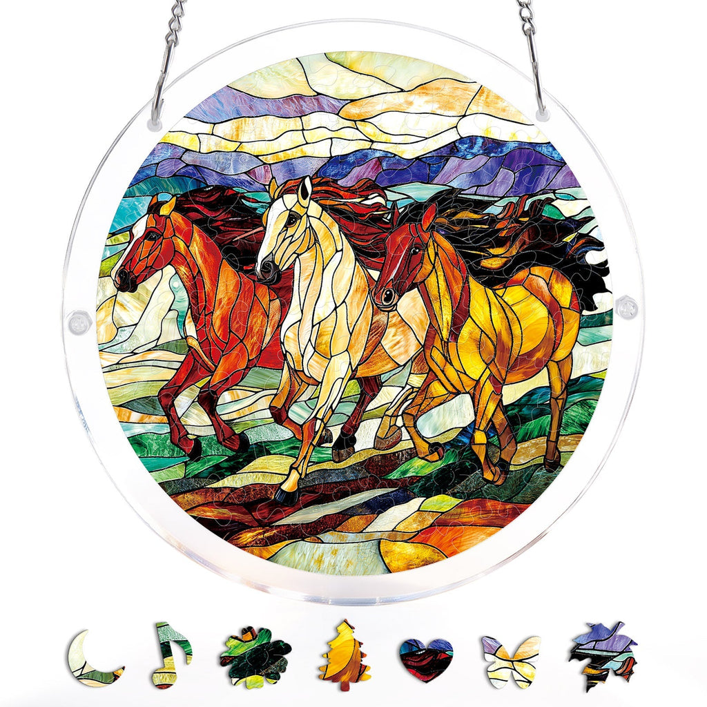 Wild Gallop Light Suncatcher-Acrylic Window Art
