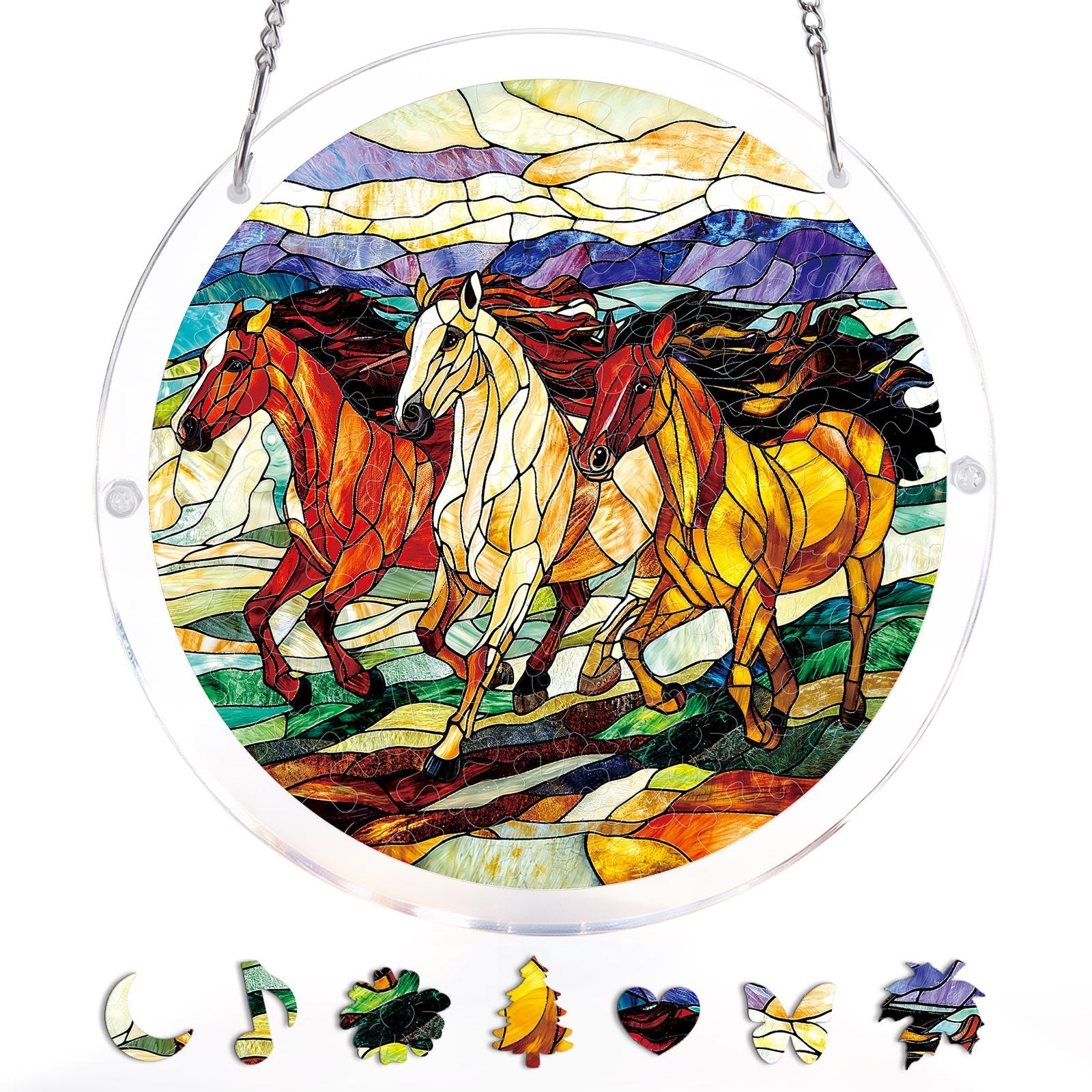 Wild Gallop Light Suncatcher-Acrylic Window Art
