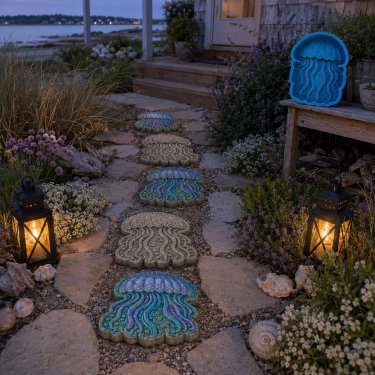 Reusable Stepping Stone Mold – Dolphin