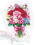 Acrylic Tabletop Suncatcher - Romantic Flower Bouquet