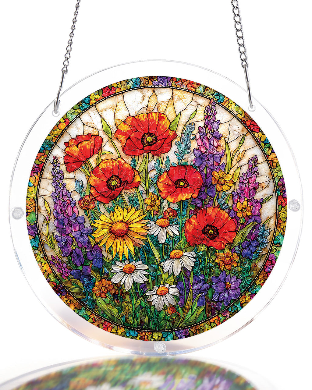 Wildflower Garden Light Suncatcher-Acrylic Window Art