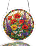 Wildflower Garden Light Suncatcher-Acrylic Window Art