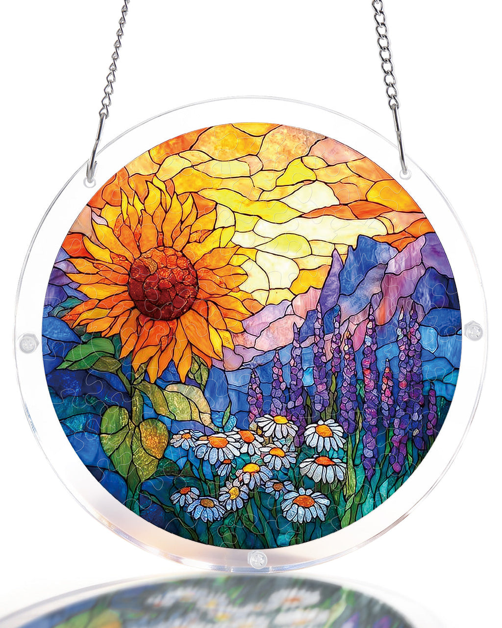 Sunflower Meadow Light Suncatcher-Acrylic Window Art