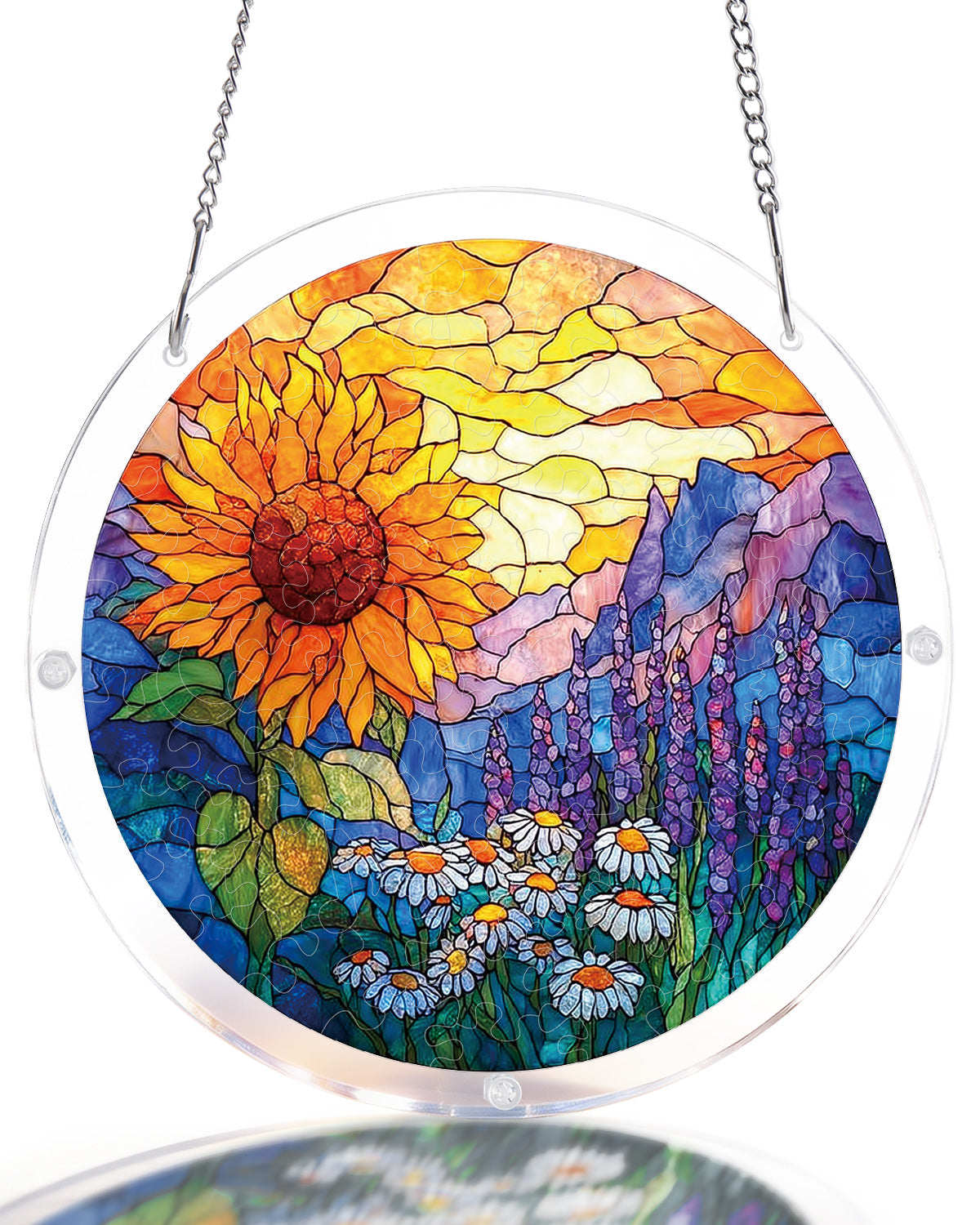 Sunflower Meadow Light Suncatcher-Acrylic Window Art