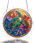 Stained Glass Sea Turtle Light Suncatcher-Acrylic Window Art