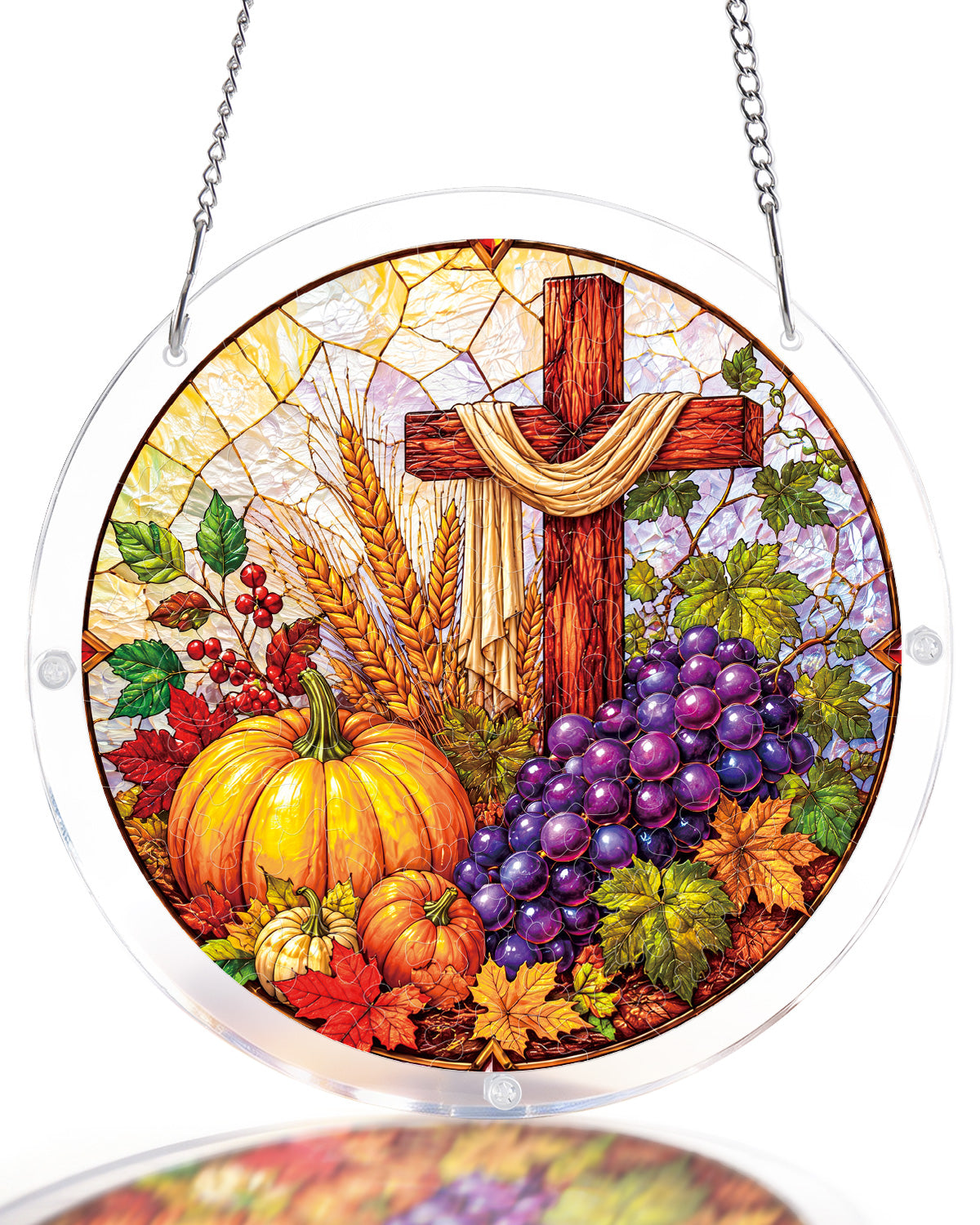 Harvest Blessings Light Suncatcher-Acrylic Window Art