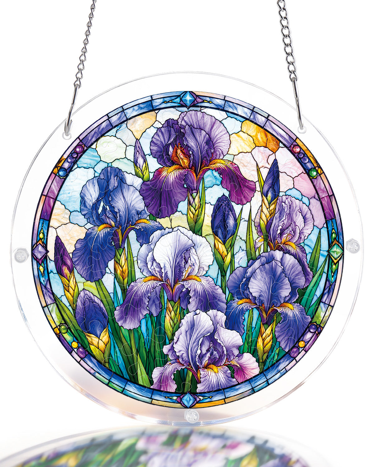 Iris Morning Light Light Suncatcher-Acrylic Window Art