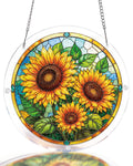 Sunflower Radiance Light Suncatcher-Acrylic Window Art
