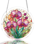 Dreamy Orchids Light Suncatcher-Acrylic Window Art