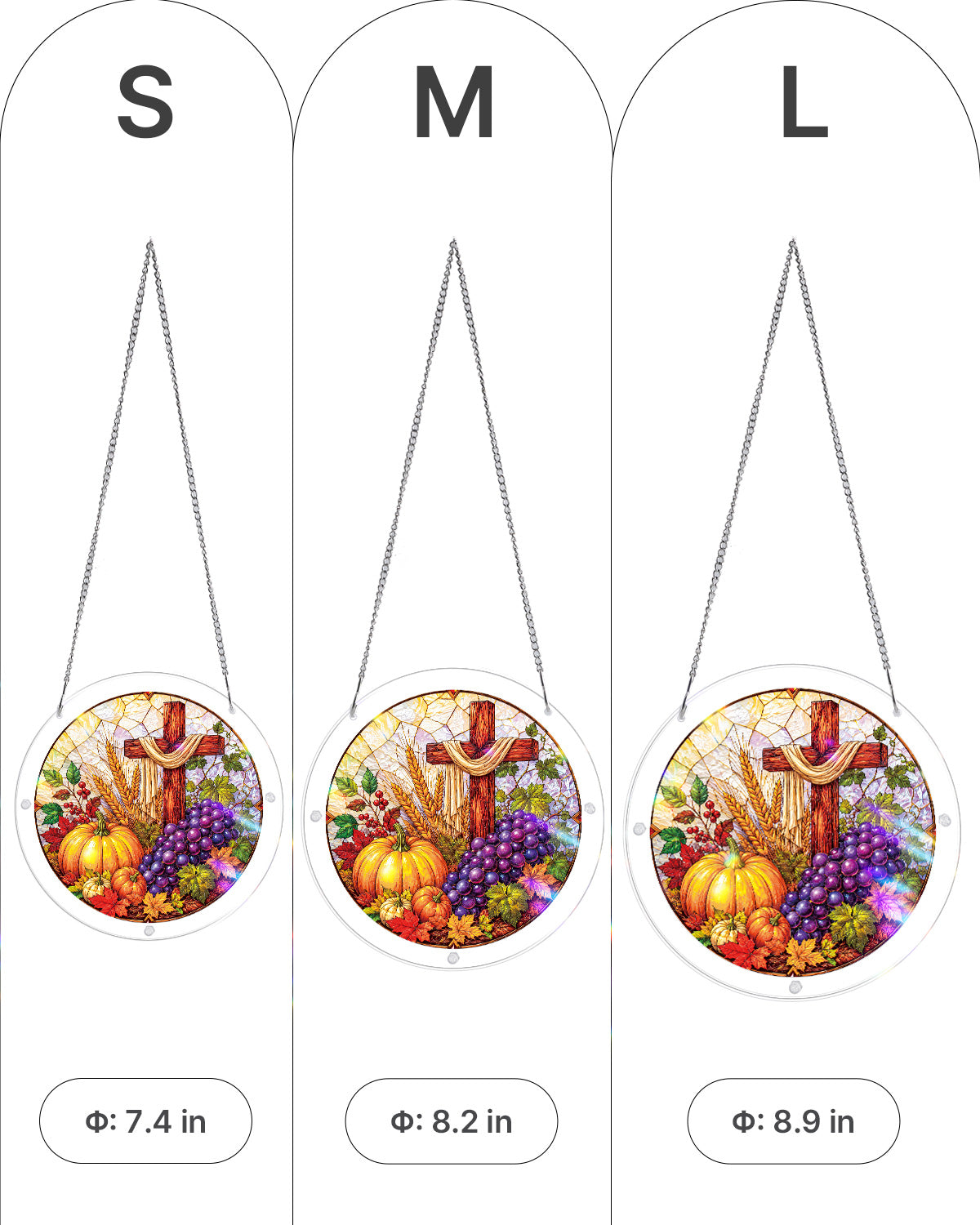 Harvest Blessings Light Suncatcher-Acrylic Window Art