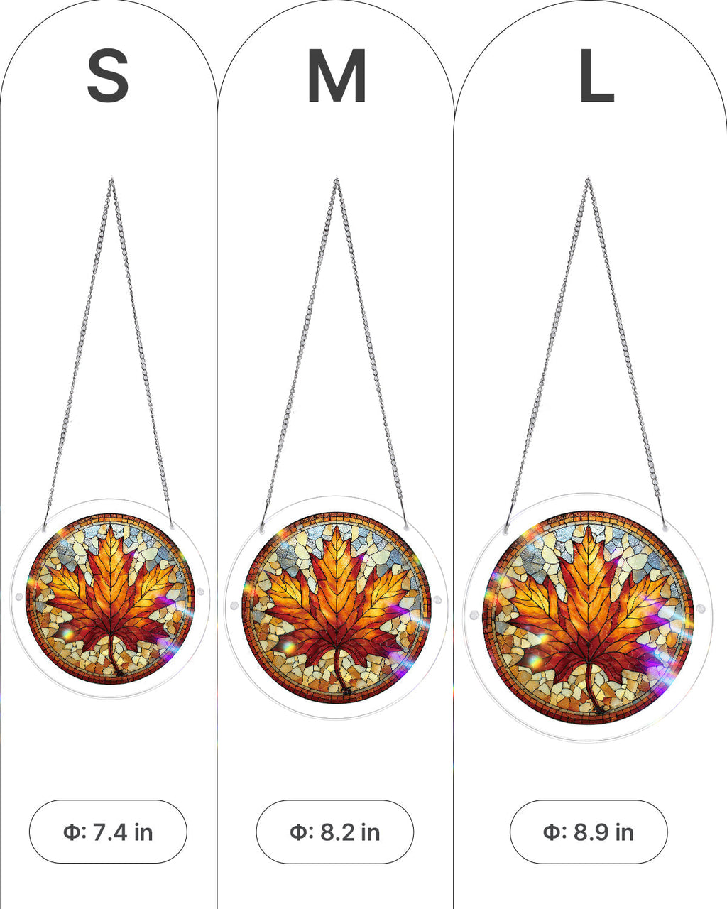 Maple Light Suncatcher-Acrylic Window Art