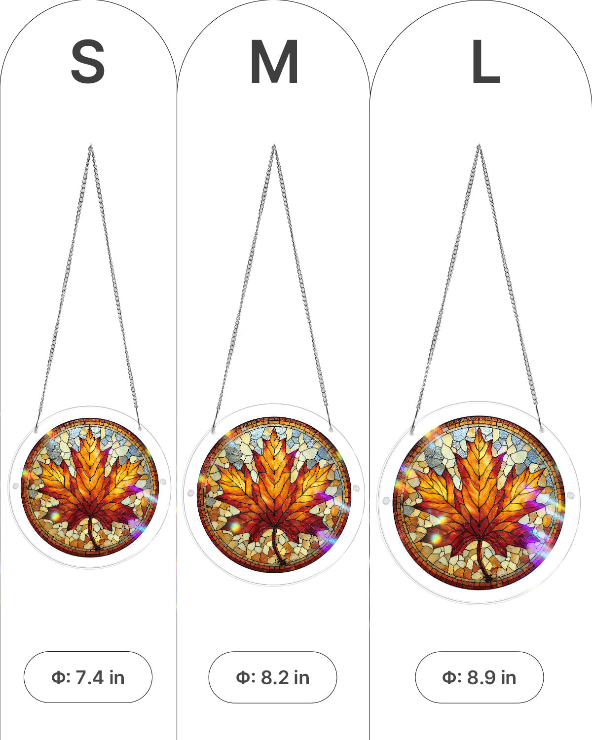 Maple Light Suncatcher-Acrylic Window Art