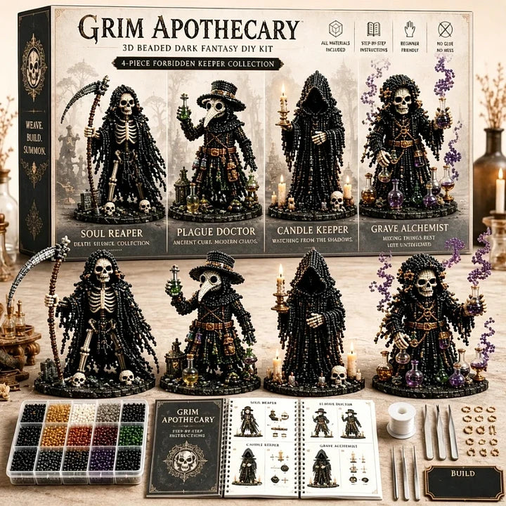 DIY Skull Series 4-Piece Set