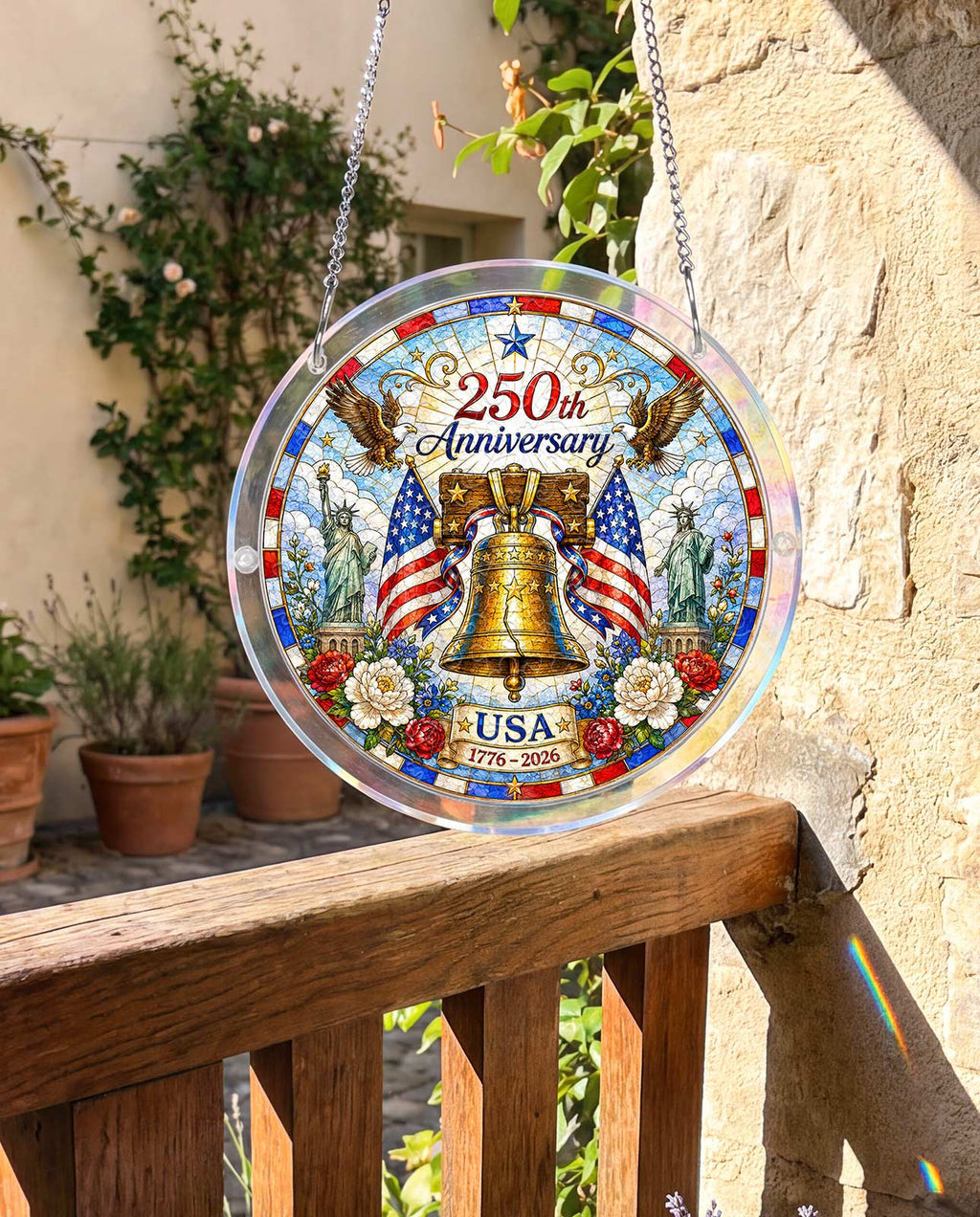 Acrylic Jigsaw Puzzle Suncatcher - Liberty Bell