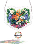 Acrylic Jigsaw Puzzle Suncatcher - Heatwave Bloom