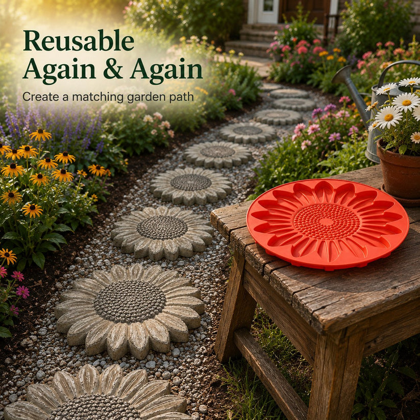 Reusable Stepping Stone Mold – Bee