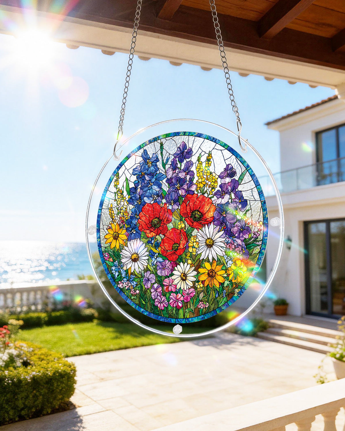 Wildflower Meadow Light Suncatcher-Acrylic Window Art