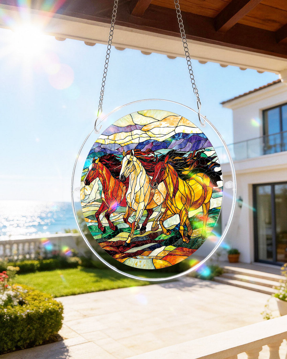 Wild Gallop Light Suncatcher-Acrylic Window Art