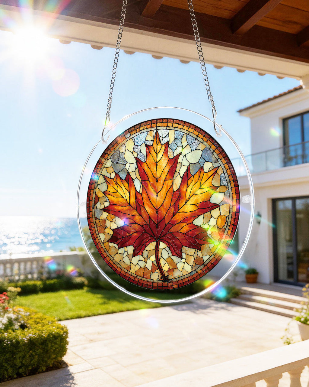 Maple Light Suncatcher-Acrylic Window Art