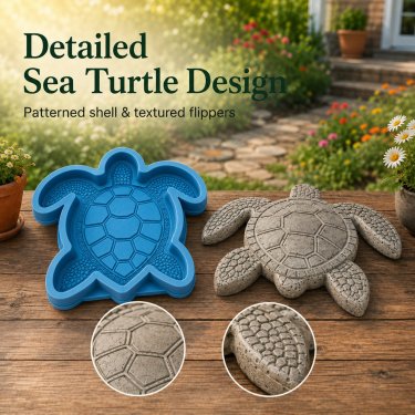 Reusable Stepping Stone Mold – Dolphin