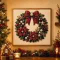 3D Pearl Christmas DIY Diamond Painting - Holiday Wreath