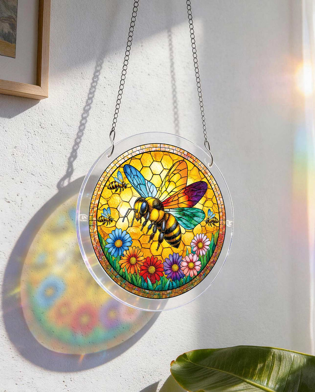 Acrylic Jigsaw Puzzle Suncatcher - Sunshine Bee