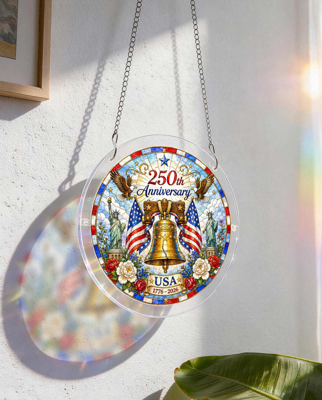 Acrylic Jigsaw Puzzle Suncatcher - Liberty Bell