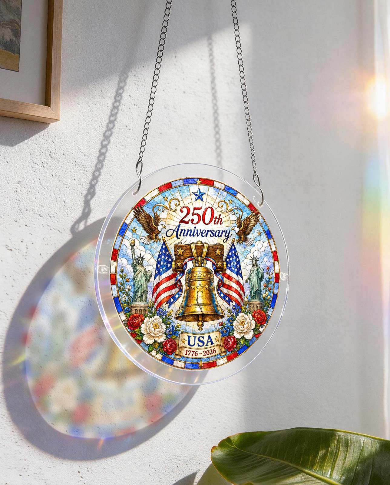 Acrylic Jigsaw Puzzle Suncatcher - Liberty Bell