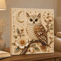3D Bird-Themed DIY Diamond Painting – Owl