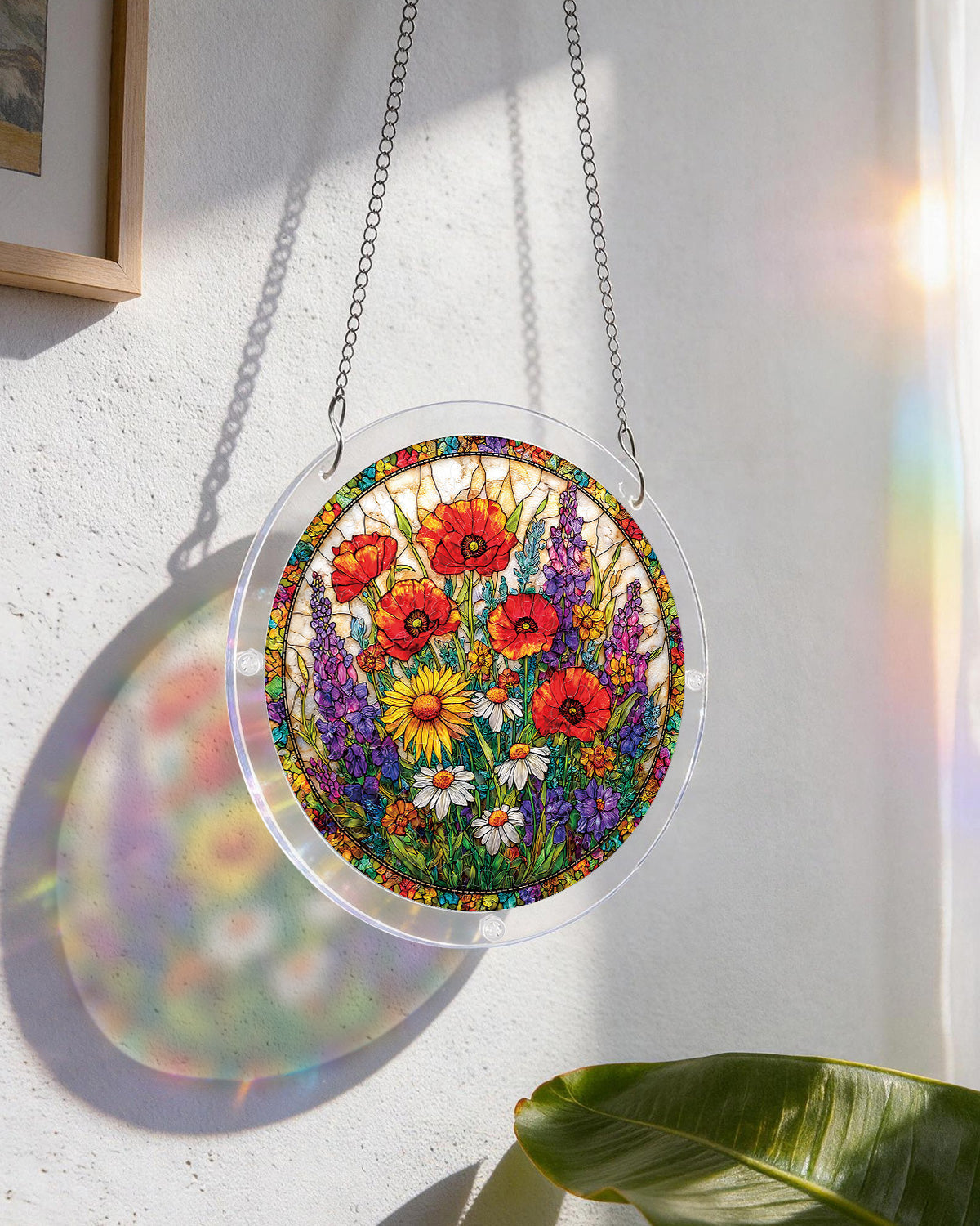 Wildflower Garden Light Suncatcher-Acrylic Window Art