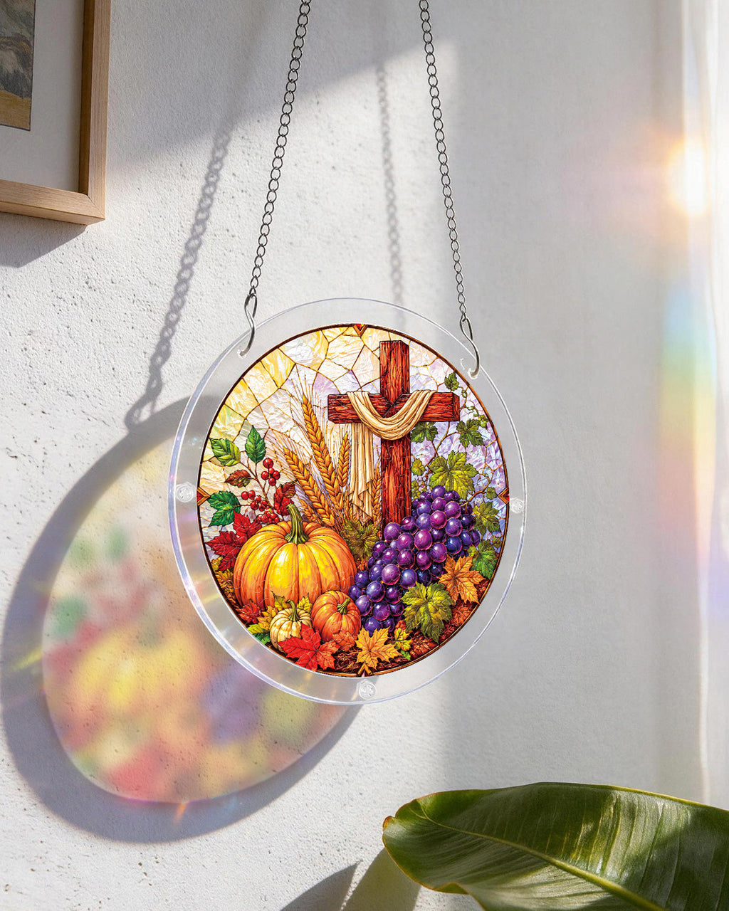 Harvest Blessings Light Suncatcher-Acrylic Window Art