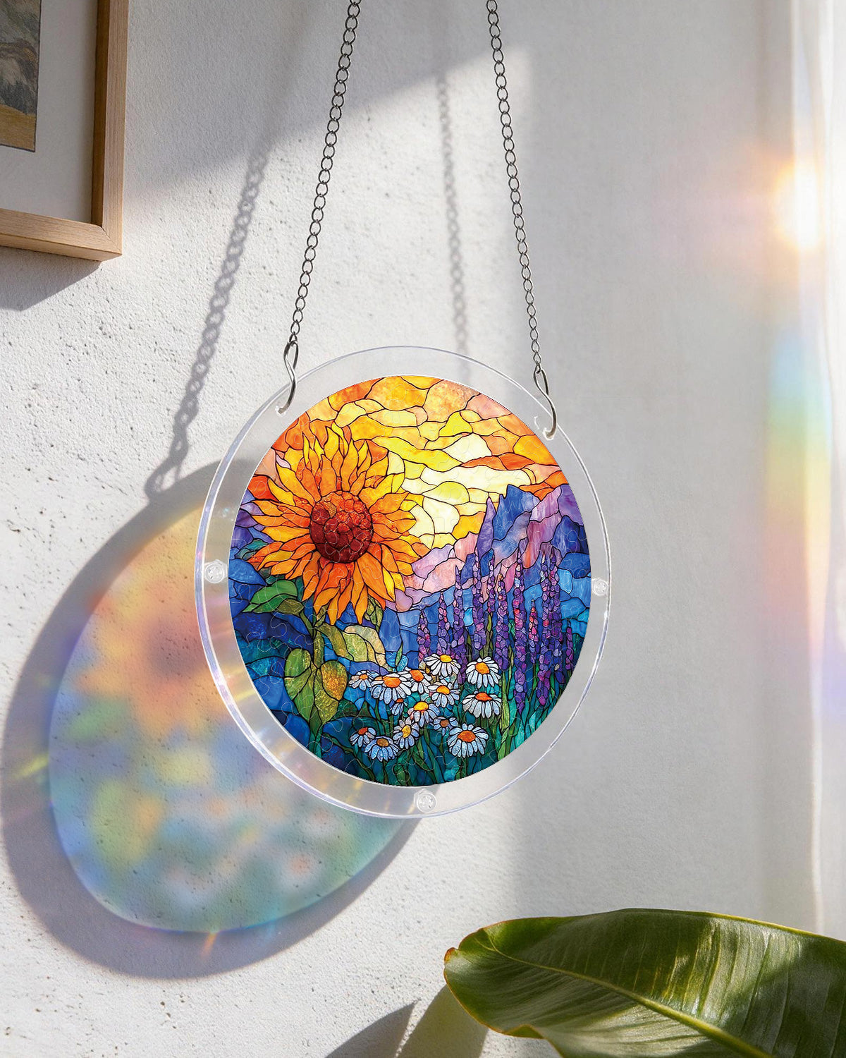 Sunflower Meadow Light Suncatcher-Acrylic Window Art