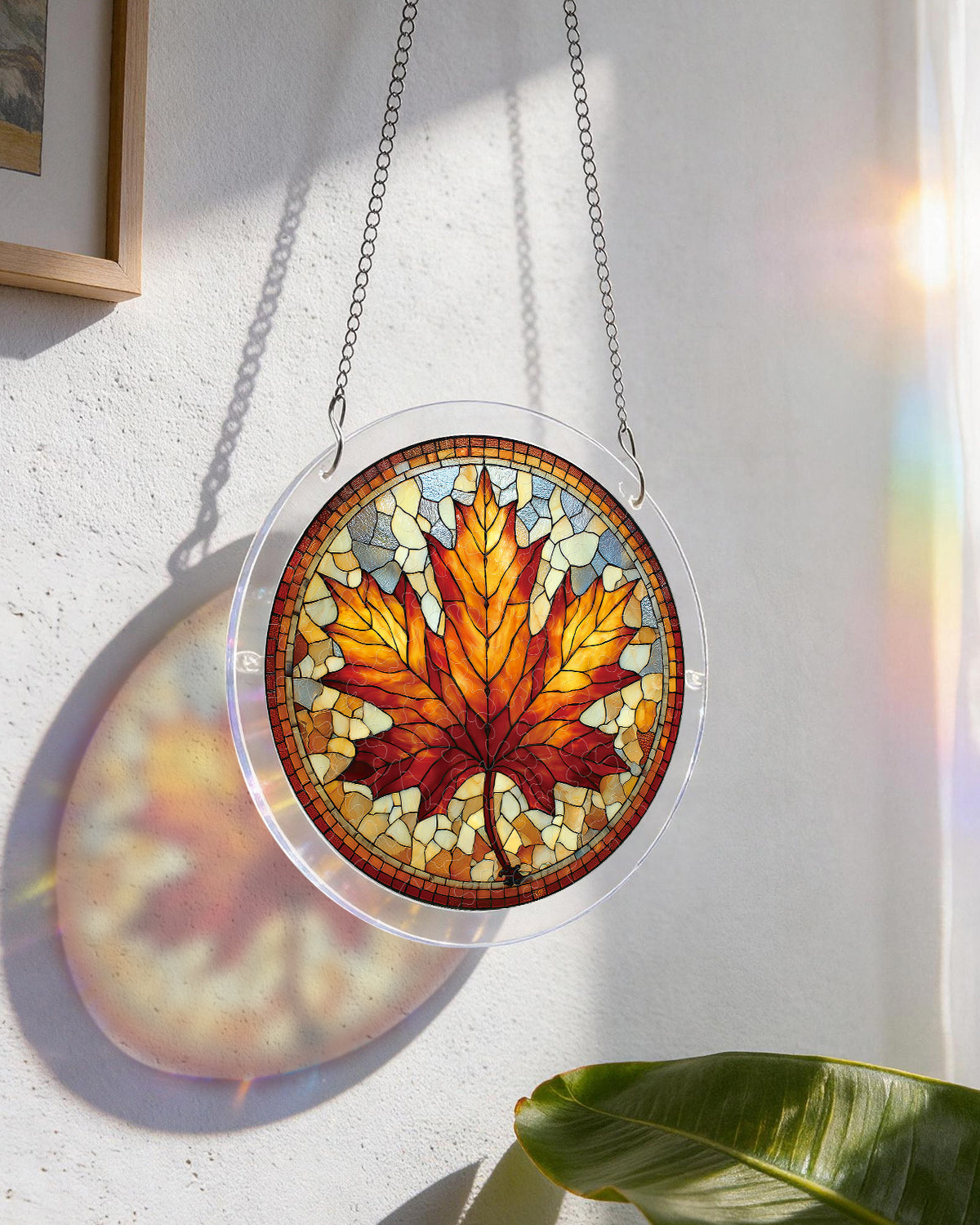 Maple Light Suncatcher-Acrylic Window Art