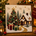 3D Pearl Christmas DIY Diamond Painting - Cozy Christmas Cottage