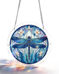 Acrylic Jigsaw Puzzle Suncatcher - Moonlit Dragonfly