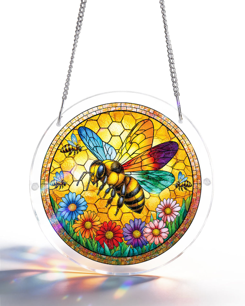 Acrylic Jigsaw Puzzle Suncatcher - Sunshine Bee