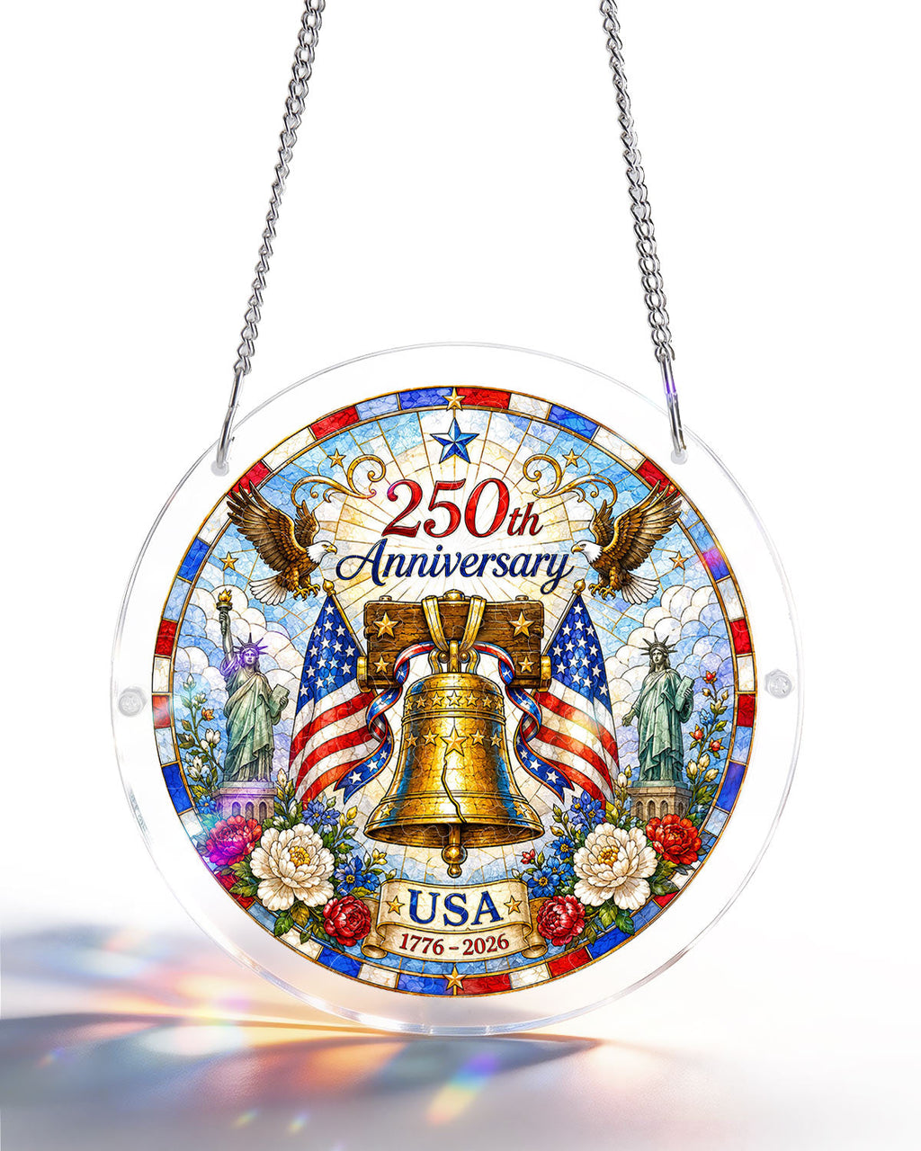 Acrylic Jigsaw Puzzle Suncatcher - Liberty Bell