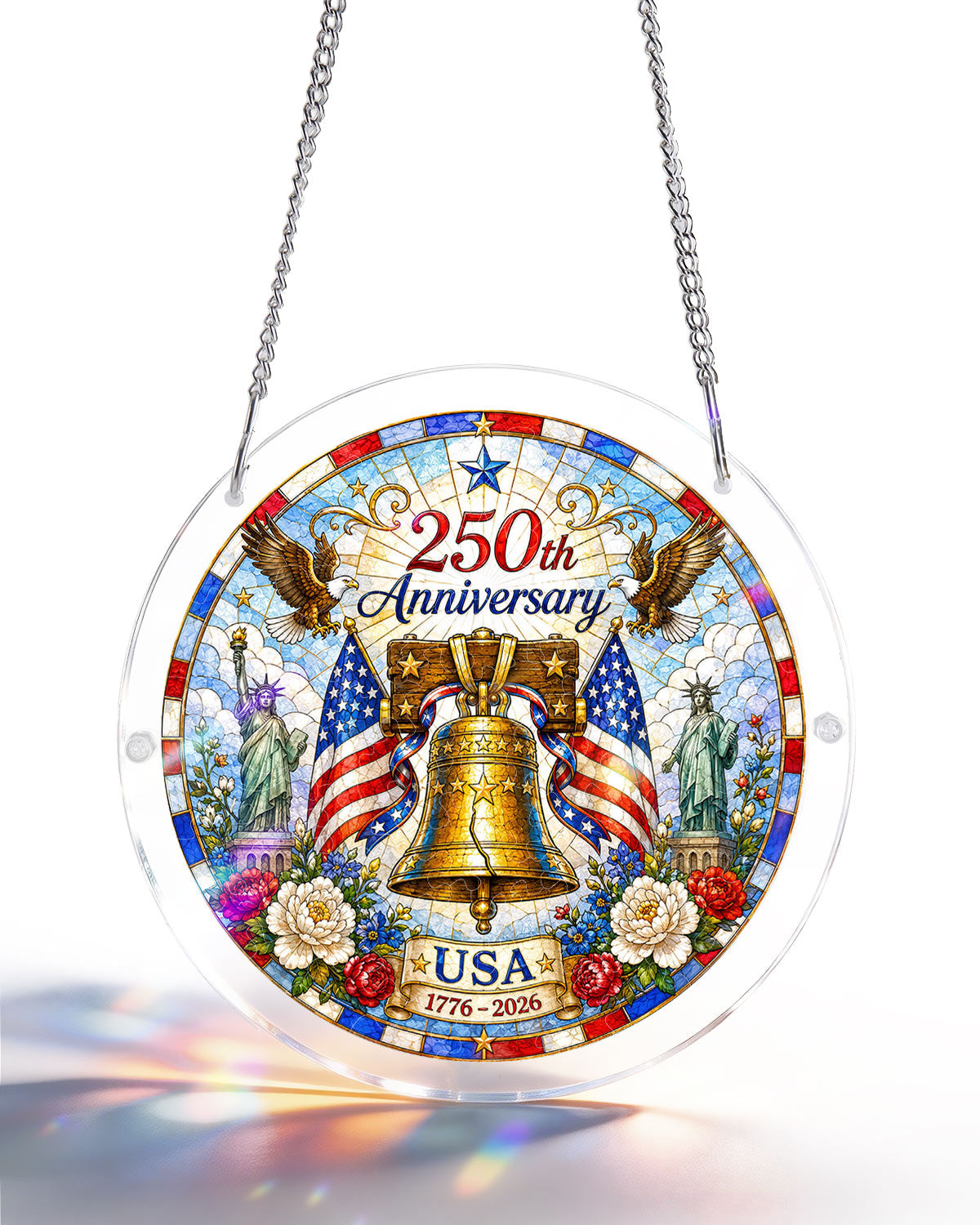 Acrylic Jigsaw Puzzle Suncatcher - Liberty Bell
