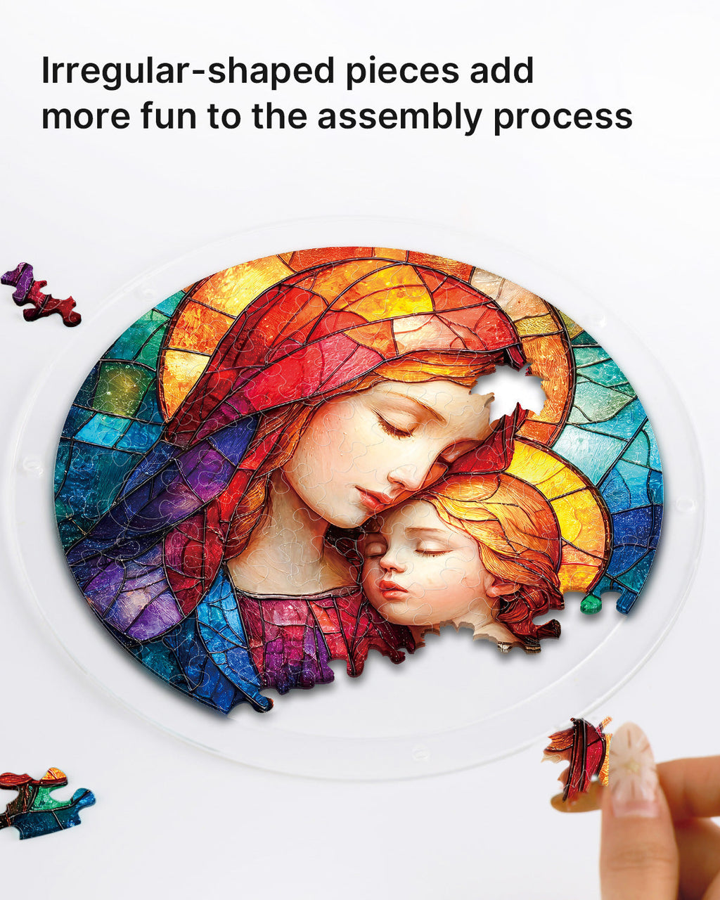 Holy Embrace Light Suncatcher-Acrylic Window Art