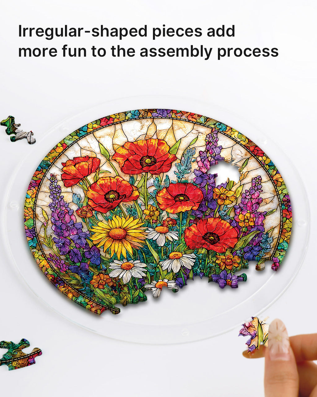 Wildflower Garden Light Suncatcher-Acrylic Window Art