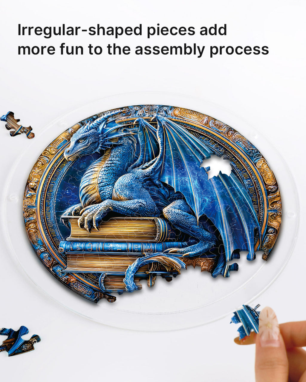 Dragon Realm Library Light Suncatcher-Acrylic Window Art