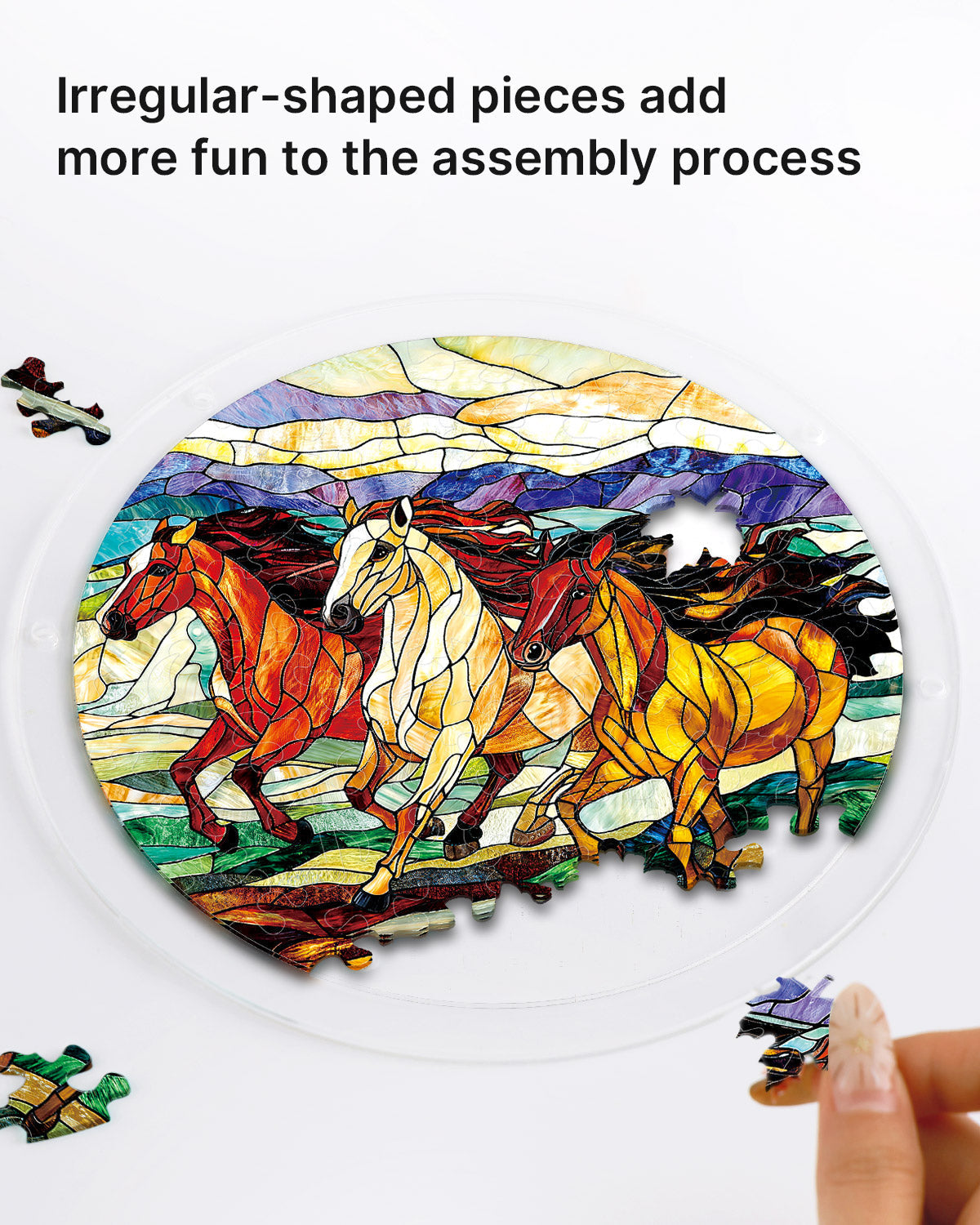 Wild Gallop Light Suncatcher-Acrylic Window Art