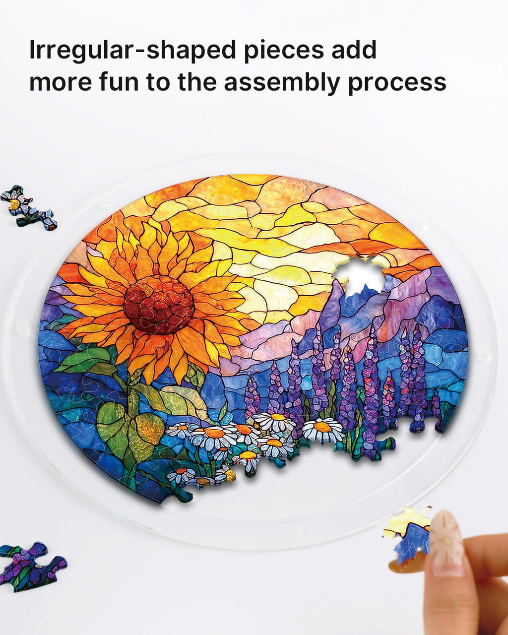 Sunflower Meadow Light Suncatcher-Acrylic Window Art