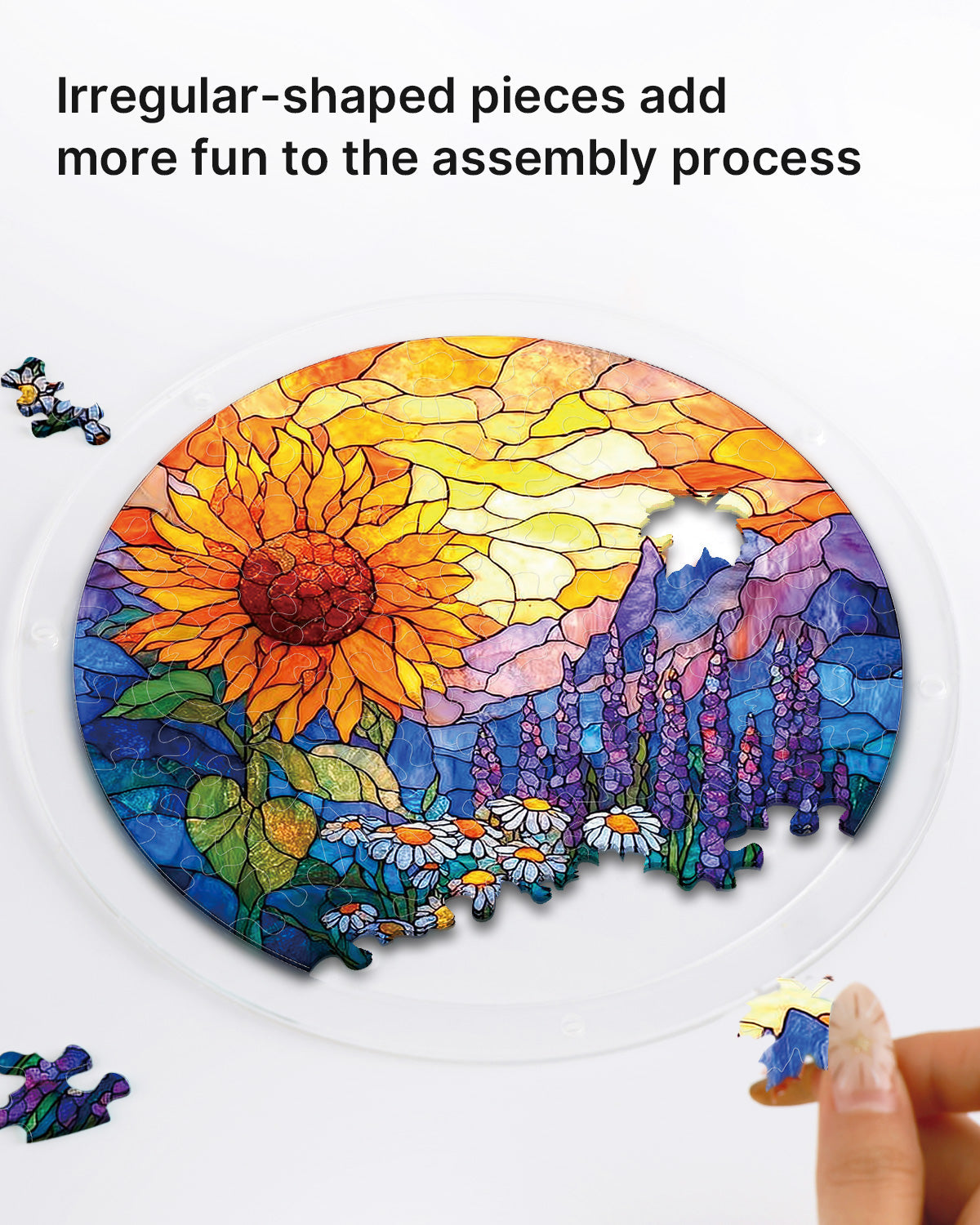 Sunflower Meadow Light Suncatcher-Acrylic Window Art