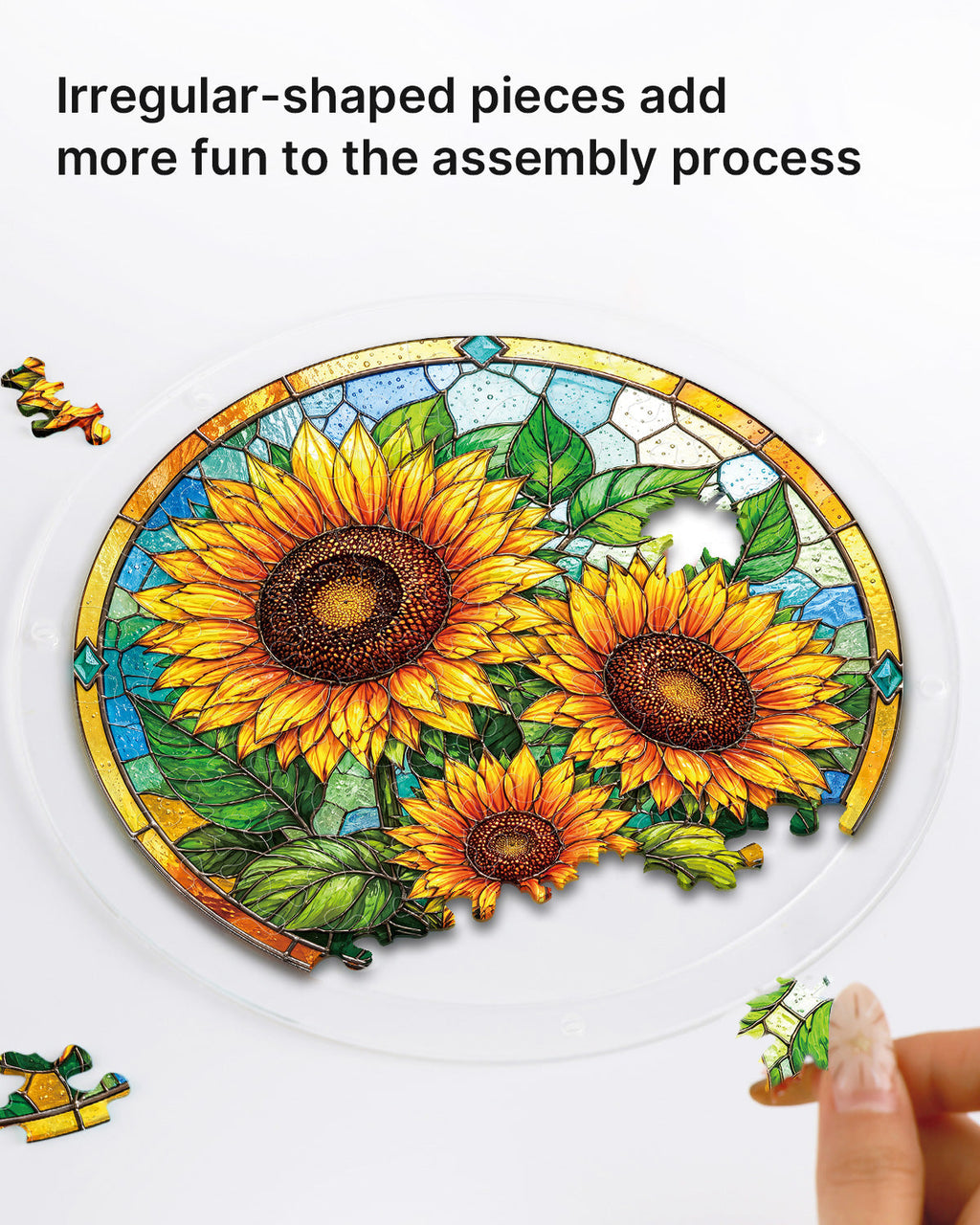 Sunflower Radiance Light Suncatcher-Acrylic Window Art