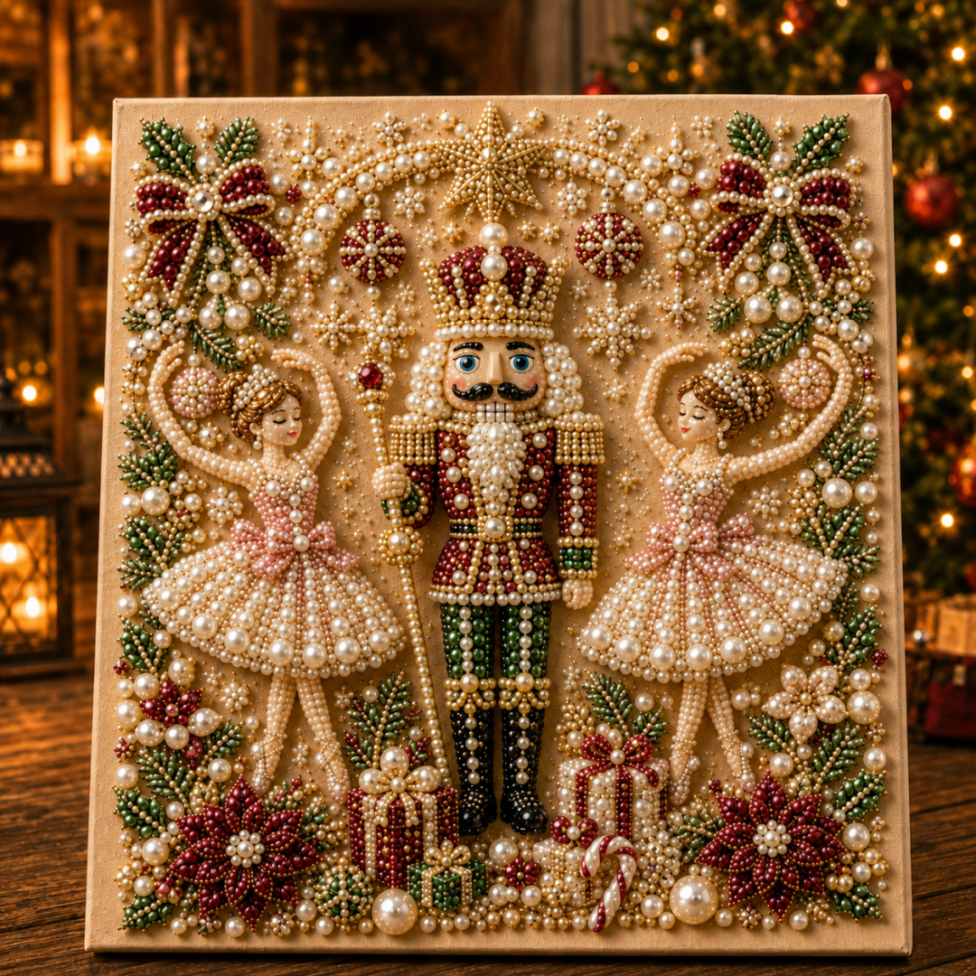 3D Pearl Christmas DIY Diamond Painting - Nutcracker Theater
